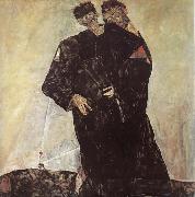Egon Schiele Hermits Spain oil painting artist